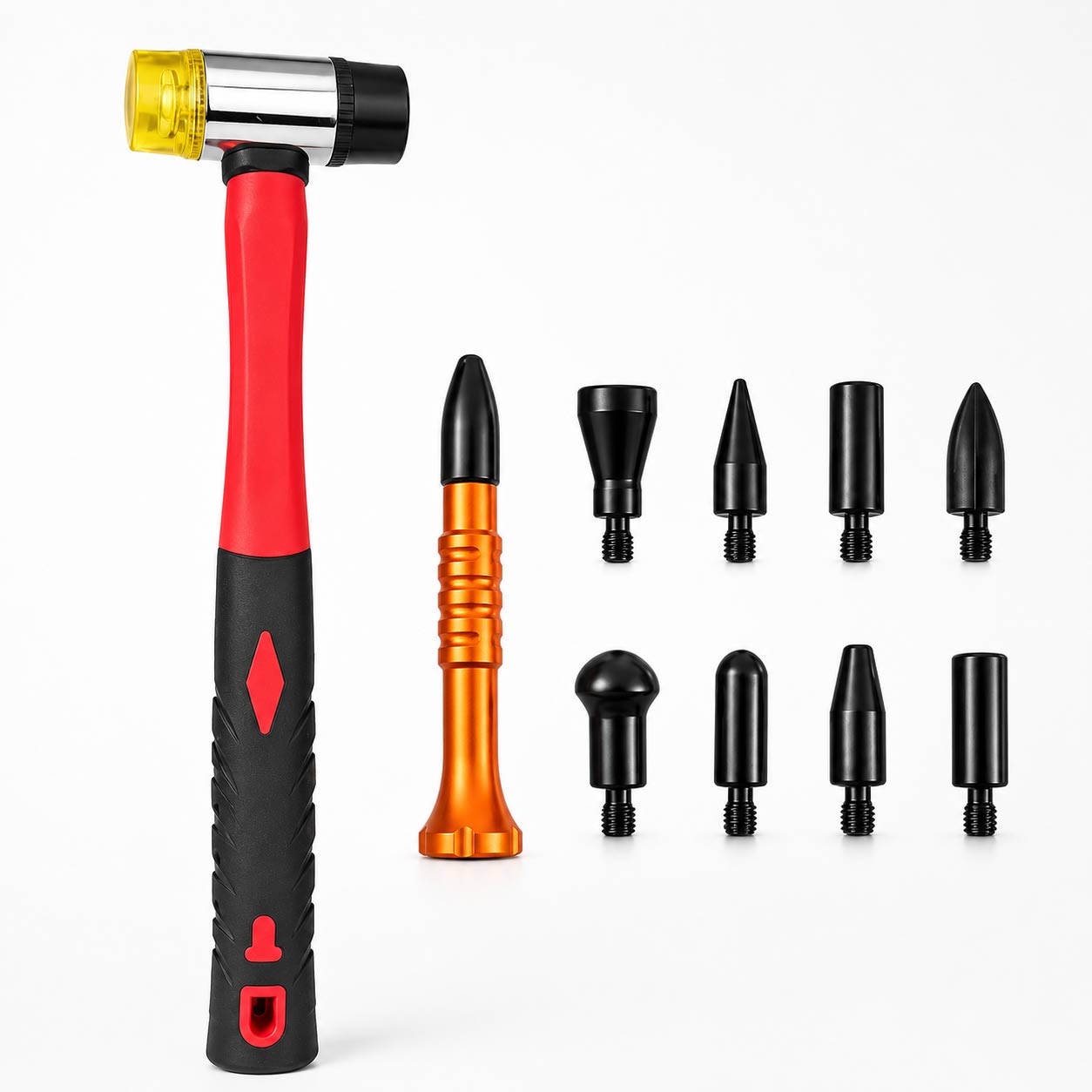 PDR Rubber Hammer & Pen with Detachable Tips