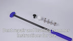 Titanium Alloy Tapper Hammer with Carbon Fiber Handle for Car Dent Repair