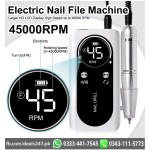 Portable Nail Drill Machine for Salon & Home Use - 45000RPM Rechargeable Professional Electric Nail Sander